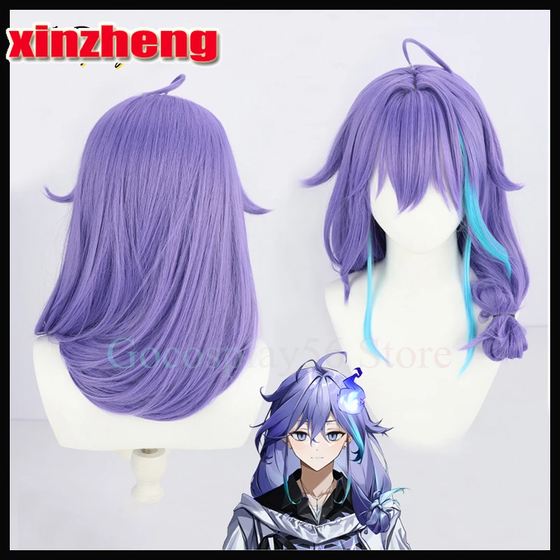VTuber Minase Rio Cosplay Wig Holostars UPROAR!!! Riocchi Purple Blue Long Synthetic Hair Youtuber Hololive Girls Headwear
VTuber Minase Rio Cosplay Wig Holostars UPROAR!!! Riocchi Purple Blue Long Synthetic Hair Youtuber Hololive Girls Headwear