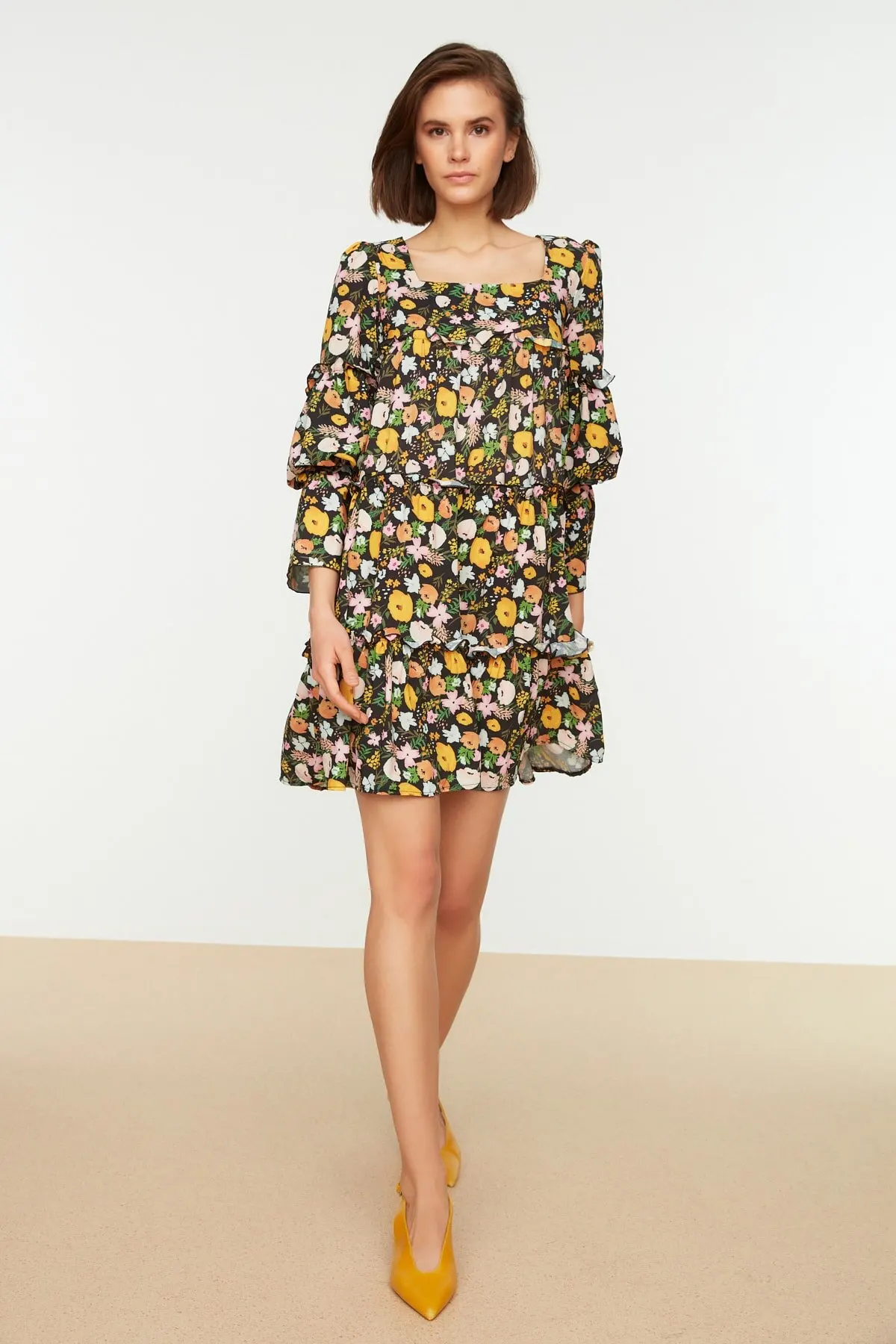 Women's Dress ored Square Collar Elegant Fashion Casual Casual Casual Casual Short Sleeve Summer Boho Beach Dress
Women's Dress ored Square Collar Elegant Fashion Casual Casual Casual Casual Short Sleeve Summer Boho Beach Dress