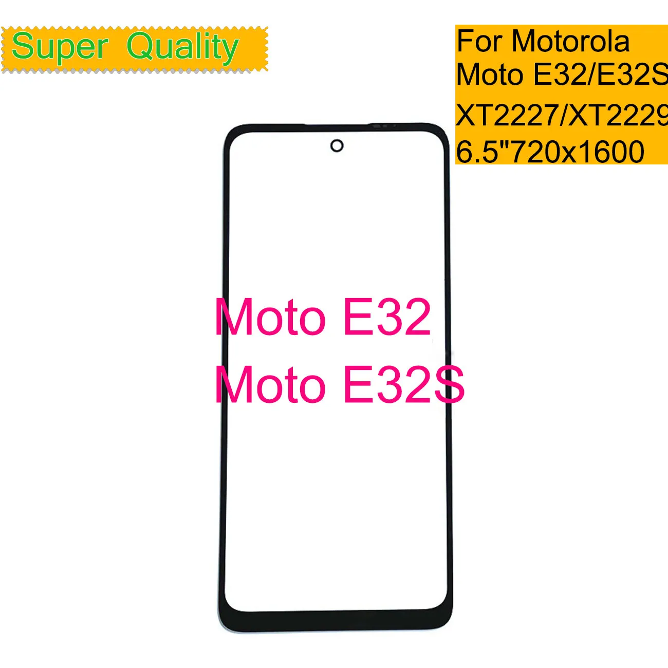10Pcs/Lot For Motorola Moto E32 XT2227 Touch Screen Front Outer Glass Panel Lens For Moto E32S XT2229 LCD Glass With OCA Glue
10Pcs/Lot For Motorola Moto E32 XT2227 Touch Screen Front Outer Glass Panel Lens For Moto E32S XT2229 LCD Glass With OCA Glue