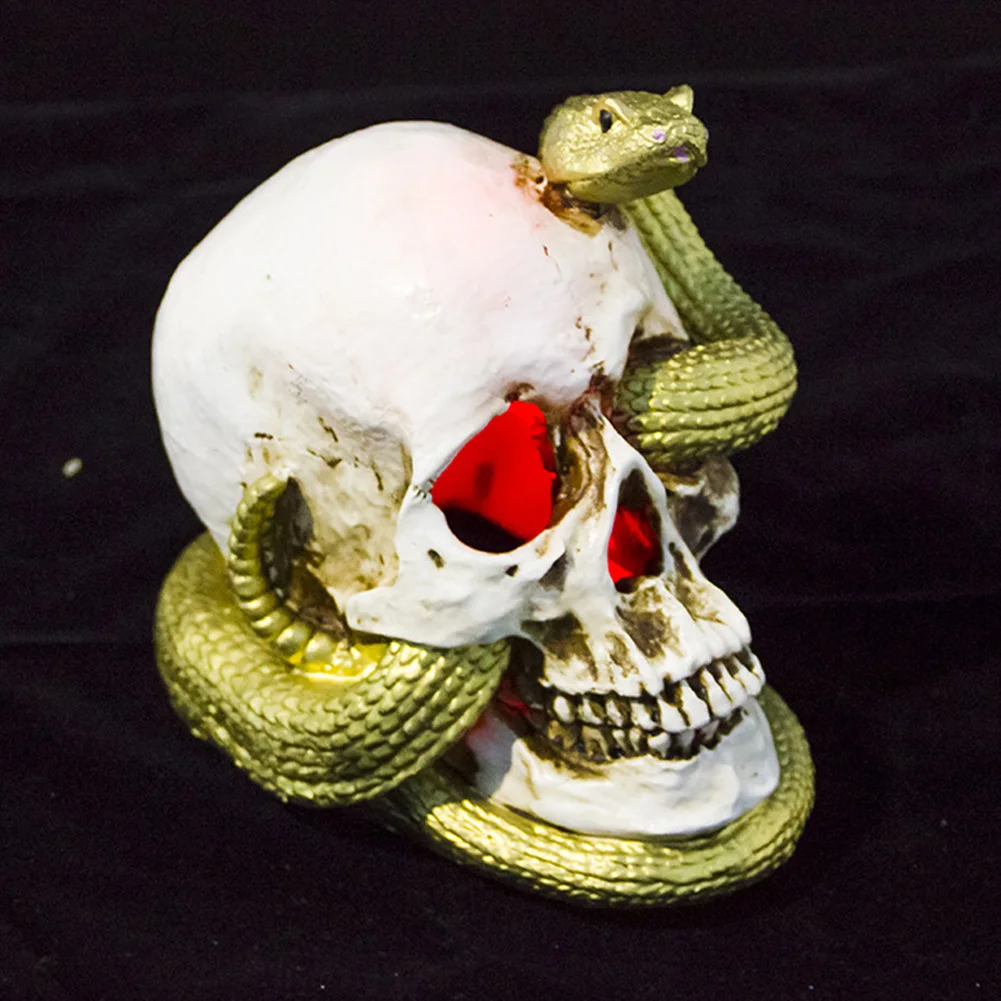 Светлый Настольный реквизит в виде черепа для вечеринки, страшное змеевидное украшение, светодиодная атмосфера, имитация, декор на Хэллоуи...
Светлый Настольный реквизит в виде черепа для вечеринки, страшное змеевидное украшение, светодиодная атмосфера, имитация, декор на Хэллоуи...