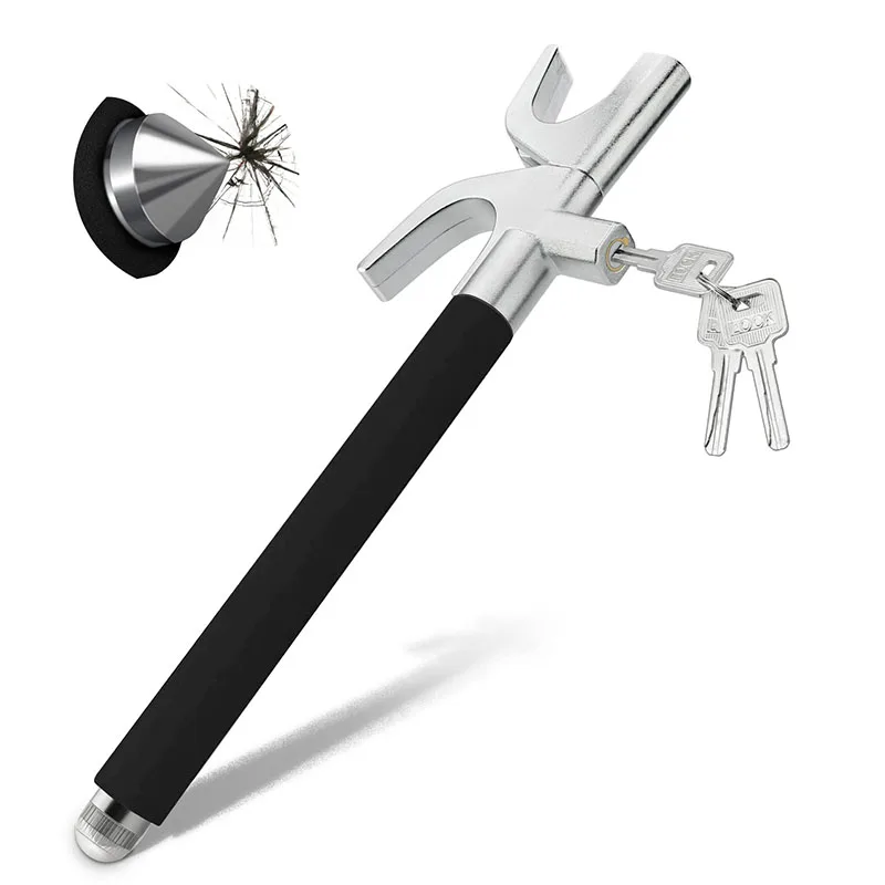Car Steering Wheel Lock Heavy Duty Anti-Theft Steering Wheel Lock Retractable Steering Lock Double Hook Universal Fit Emergency
Car Steering Wheel Lock Heavy Duty Anti-Theft Steering Wheel Lock Retractable Steering Lock Double Hook Universal Fit Emergency