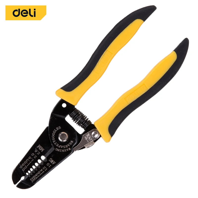 

Deli Network Cable Pliers Wire Stripper Multifunctional Household Network Cable Wire Stripper Electrician Professional Hand Tool