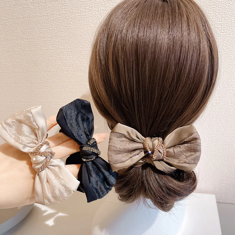 Scrunchies for Women Girl Solid Bowknot Hair Tie Elastic Bands Korean Accessories Handmade Wholesale
Scrunchies for Women Girl Solid Bowknot Hair Tie Elastic Bands Korean Accessories Handmade Wholesale