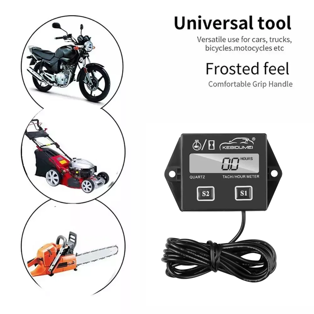 Digital Engine Tach Hour Meter Tachometer Gauge Engine RPM LCD Display For Motorcycle Motor Stroke Engine Car Boat
Digital Engine Tach Hour Meter Tachometer Gauge Engine RPM LCD Display For Motorcycle Motor Stroke Engine Car Boat