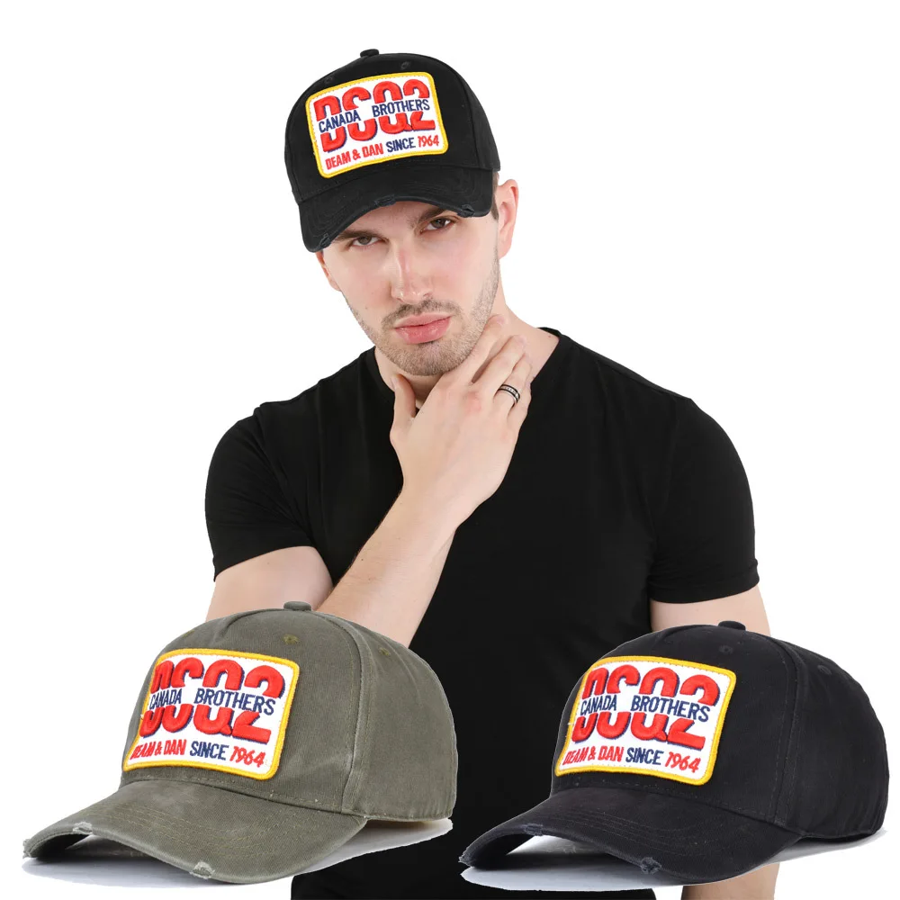 Dsq2 Brand Hat Baseball Caps High Quality 100% Cotton Unisex Adjustable Baseball Caps ICON Letter Black Cap for Men's Dad Hats
Dsq2 Brand Hat Baseball Caps High Quality 100% Cotton Unisex Adjustable Baseball Caps ICON Letter Black Cap for Men's Dad Hats