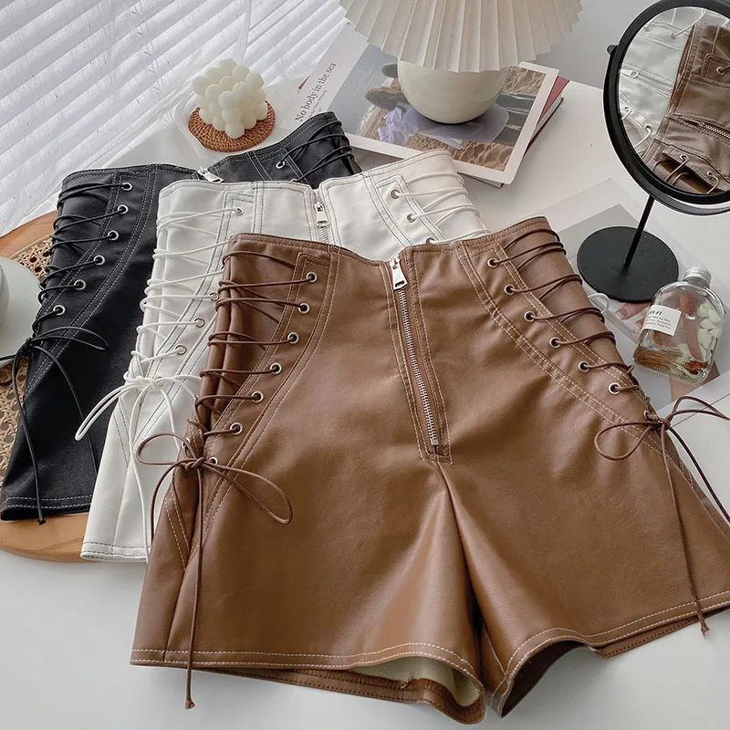 Kids Girl PU Shorts Fall Winter Fashion Zipper High Waist Drawstring Shorts For Children Girl 4 5 6 8 10 12 years
Kids Girl PU Shorts Fall Winter Fashion Zipper High Waist Drawstring Shorts For Children Girl 4 5 6 8 10 12 years