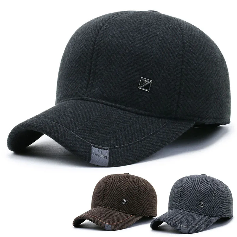 2022 new men's hats winter woolen baseball caps warm cap caps middle-aged and elderly cotton caps
2022 new men's hats winter woolen baseball caps warm cap caps middle-aged and elderly cotton caps