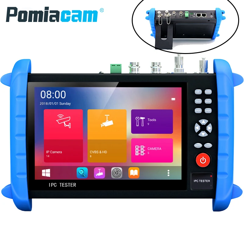 IPCX CCTV TESTER 7inch touch screen all-in-one multi-functional IPC Tester suppot H.265 4K IP 8MP TVI CVI AHD SDI CVBS OPM VFL
IPCX CCTV TESTER 7inch touch screen all-in-one multi-functional IPC Tester suppot H.265 4K IP 8MP TVI CVI AHD SDI CVBS OPM VFL