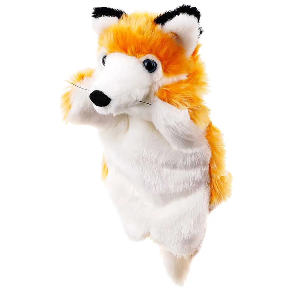 

Hand Puppet Useful Pretend Play Toy Kids Stuffed Fox Aldult Plush Story Talking Plaything Toddler Juguetes Adultos Dolls