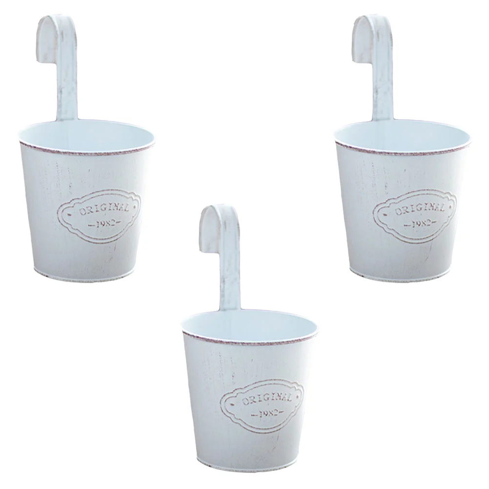 3 шт. металлический подвесной Плантатор с крючком, настенный цветочный горшок, декоративная ваза для цветов, балконные плантаторы для ограж... 
3 шт. металлический подвесной Плантатор с крючком, настенный цветочный горшок, декоративная ваза для цветов, балконные плантаторы для ограж...