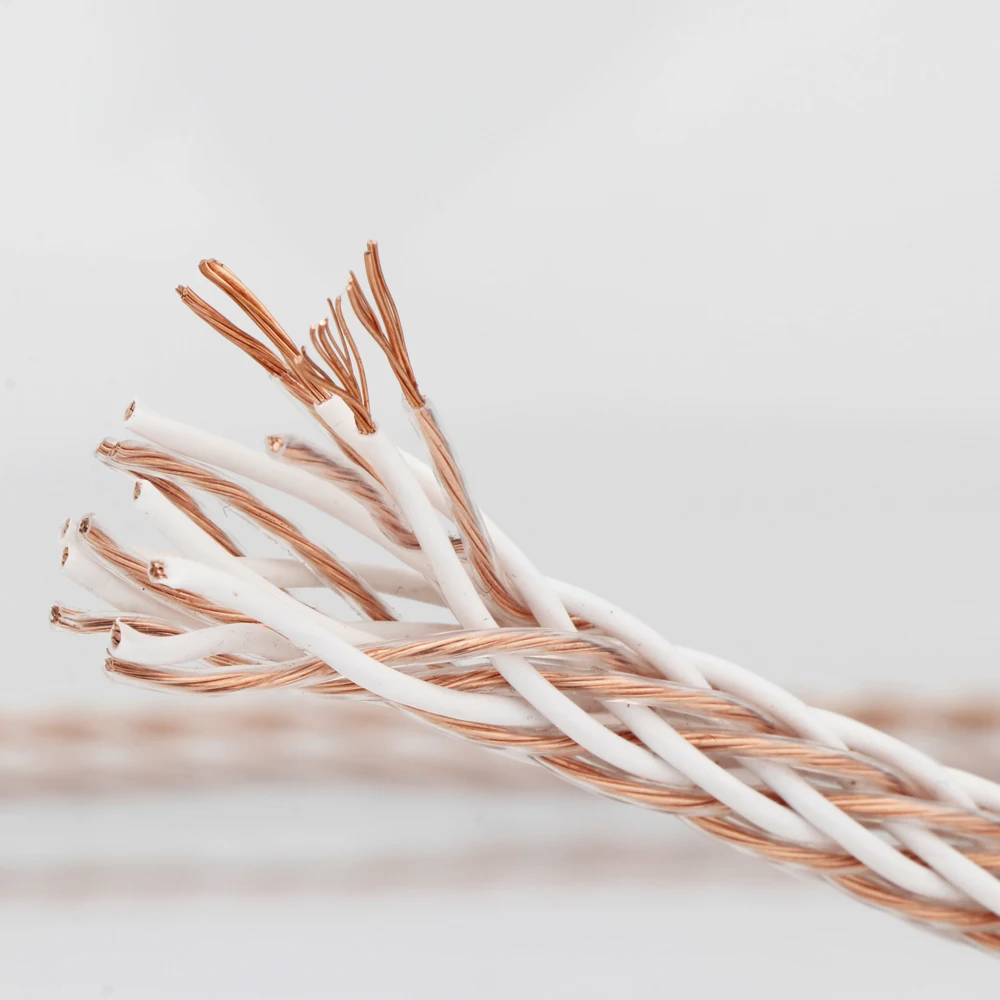 8TC Speaker Cable Per Meter HIFI 7N OCC Pure Copper Hi-End Audio Speaker Wire Loudspeaker Cable
8TC Speaker Cable Per Meter HIFI 7N OCC Pure Copper Hi-End Audio Speaker Wire Loudspeaker Cable