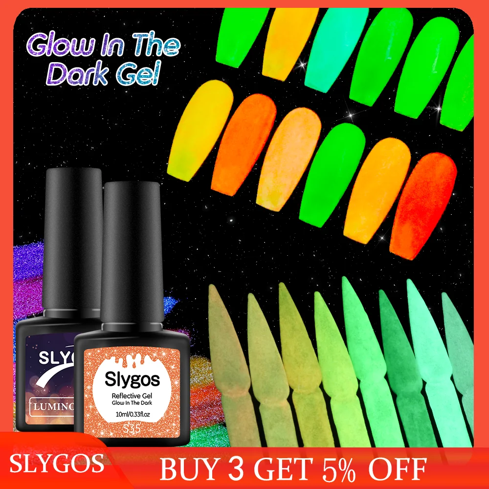 Slygos10ml Glow-in-dark Gel Polish Luminous Reflective Gel Top Coat Semi-permanent Varnish Glitter Soak Off UV LED Lacquer
Slygos10ml Glow-in-dark Gel Polish Luminous Reflective Gel Top Coat Semi-permanent Varnish Glitter Soak Off UV LED Lacquer