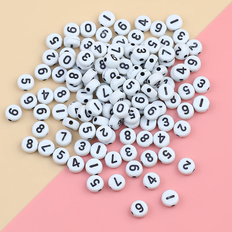 3x6mm White Digital Acrylic Beads Round Flat Digital Pine Beads Diy Jewelry Making Handmade Bracelet Necklace Accessories
3x6mm White Digital Acrylic Beads Round Flat Digital Pine Beads Diy Jewelry Making Handmade Bracelet Necklace Accessories
