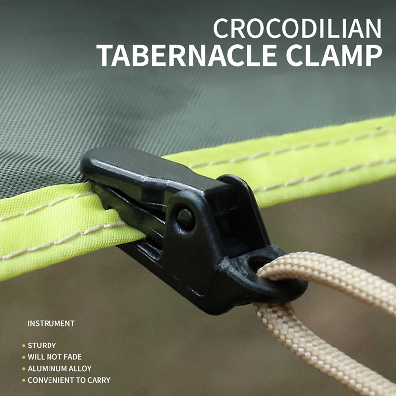 5PCS/Sets Outdoor Tarpaulin Clips Camping Tents Awning Wind Rope Clamp Equipment Plastic Clip Buckle Jaw Grip Hook Accesorios
5PCS/Sets Outdoor Tarpaulin Clips Camping Tents Awning Wind Rope Clamp Equipment Plastic Clip Buckle Jaw Grip Hook Accesorios