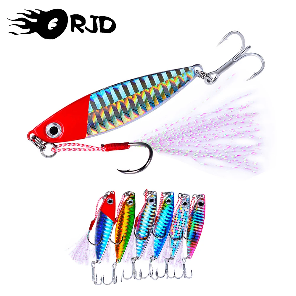 ORJD Fishing Bait Micro Jigging Lure Metal Jig Lure Weight 7g 10g 15g 20g 30g Metal Slow Jig Spoon Lure Trolling Hard Bait Bass
ORJD Fishing Bait Micro Jigging Lure Metal Jig Lure Weight 7g 10g 15g 20g 30g Metal Slow Jig Spoon Lure Trolling Hard Bait Bass