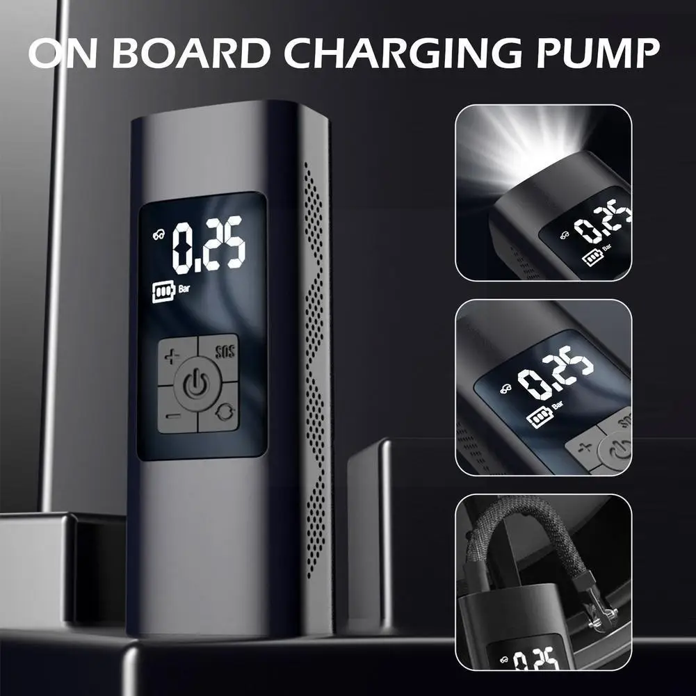 Car Mounted Inflation Pump Tire Electric Handheld Pump Display Intelligent Wireless Auto Pump Digital Inflator Portable Ele T4J9
Car Mounted Inflation Pump Tire Electric Handheld Pump Display Intelligent Wireless Auto Pump Digital Inflator Portable Ele T4J9