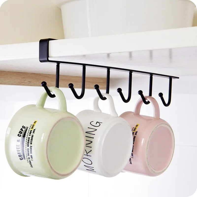 Household Kitchen Gadget Iron Art Traceless Nail Free Hook Multi-row Cabinet Storage Rack SIX-Row Hook Wardrobe Six-hook
Household Kitchen Gadget Iron Art Traceless Nail Free Hook Multi-row Cabinet Storage Rack SIX-Row Hook Wardrobe Six-hook