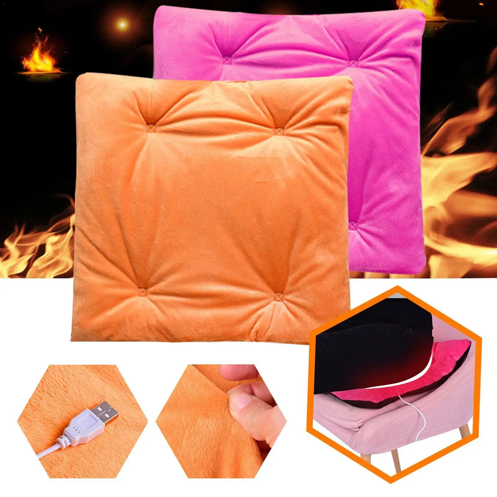 Usb Electric Autumn Winter Warm Heating Pad Car Office Chair Household Warm Heating Heated Home Yoga Cushion Pads Cush O0s0
Usb Electric Autumn Winter Warm Heating Pad Car Office Chair Household Warm Heating Heated Home Yoga Cushion Pads Cush O0s0