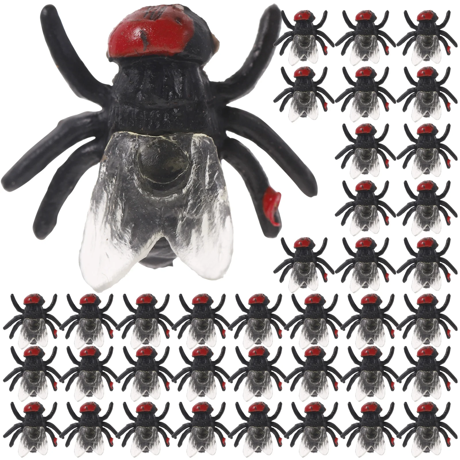 50pcs Simulation Flies Simulation Animal Toys Flies for Halloween April Fool's Day Mischief
50pcs Simulation Flies Simulation Animal Toys Flies for Halloween April Fool's Day Mischief