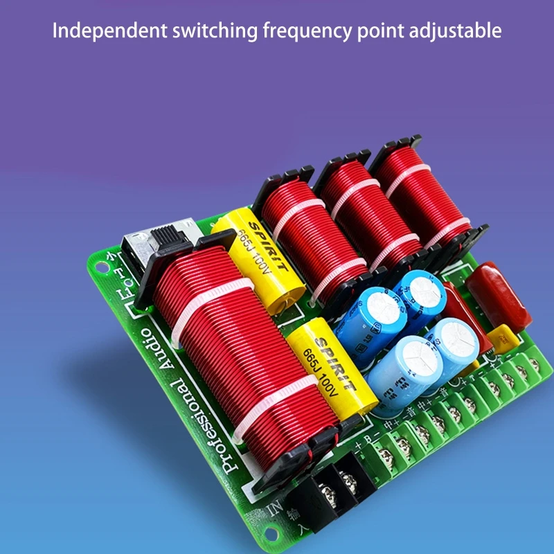 Frequency Divider Crossover Filters Treble Alto Bass Frequency Divider Board 250W Speaker Frequency Divider
Frequency Divider Crossover Filters Treble Alto Bass Frequency Divider Board 250W Speaker Frequency Divider