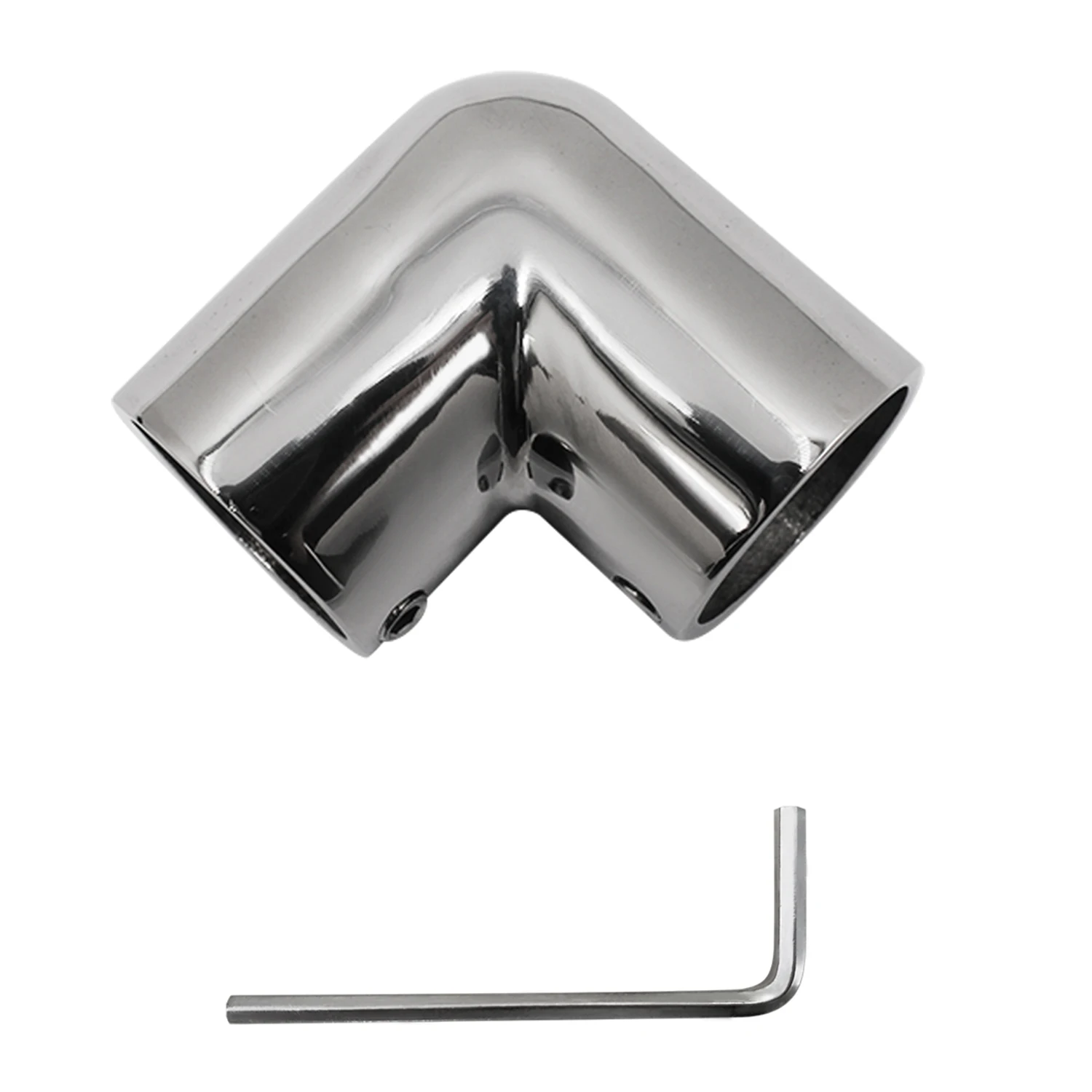 1 Pack 1"(25.8mm) Marine Grade 316 Stainless Steel 2-Way Boat Hand Rail Fitting 90 Degree Elbow Pipe Connector for 1 inch tube
1 Pack 1"(25.8mm) Marine Grade 316 Stainless Steel 2-Way Boat Hand Rail Fitting 90 Degree Elbow Pipe Connector for 1 inch tube