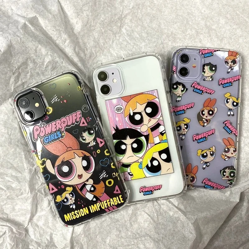 Bandai The Powerpuff Girls Clear Silicone Case for iPhone13 12 11 Pro Max Mini X XS MAX XR Cartoon Print Phone Soft Back Cover
Bandai The Powerpuff Girls Clear Silicone Case for iPhone13 12 11 Pro Max Mini X XS MAX XR Cartoon Print Phone Soft Back Cover