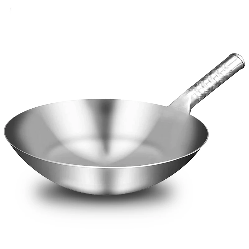 Stainless Steel Wok,1.8mm Thick Gas Wok , Handmade Wok Non Stick Wok No Rust Only For Gas stoves
Stainless Steel Wok,1.8mm Thick Gas Wok , Handmade Wok Non Stick Wok No Rust Only For Gas stoves