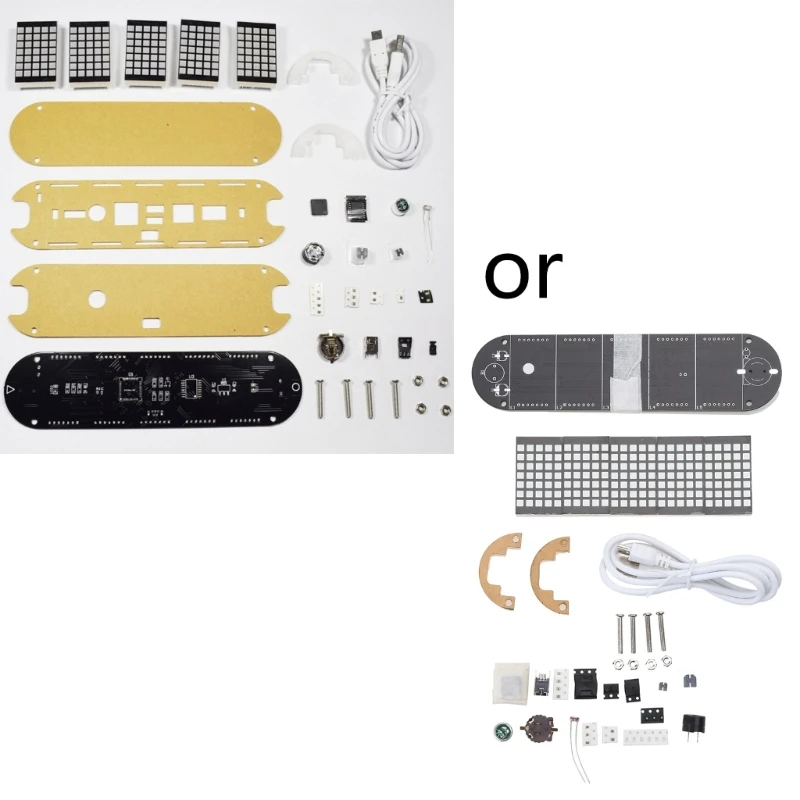 DS3231 Multifunction Alarm Clock LED Dot for MATRIX Animation Effects DIY Kit Gi
DS3231 Multifunction Alarm Clock LED Dot for MATRIX Animation Effects DIY Kit Gi