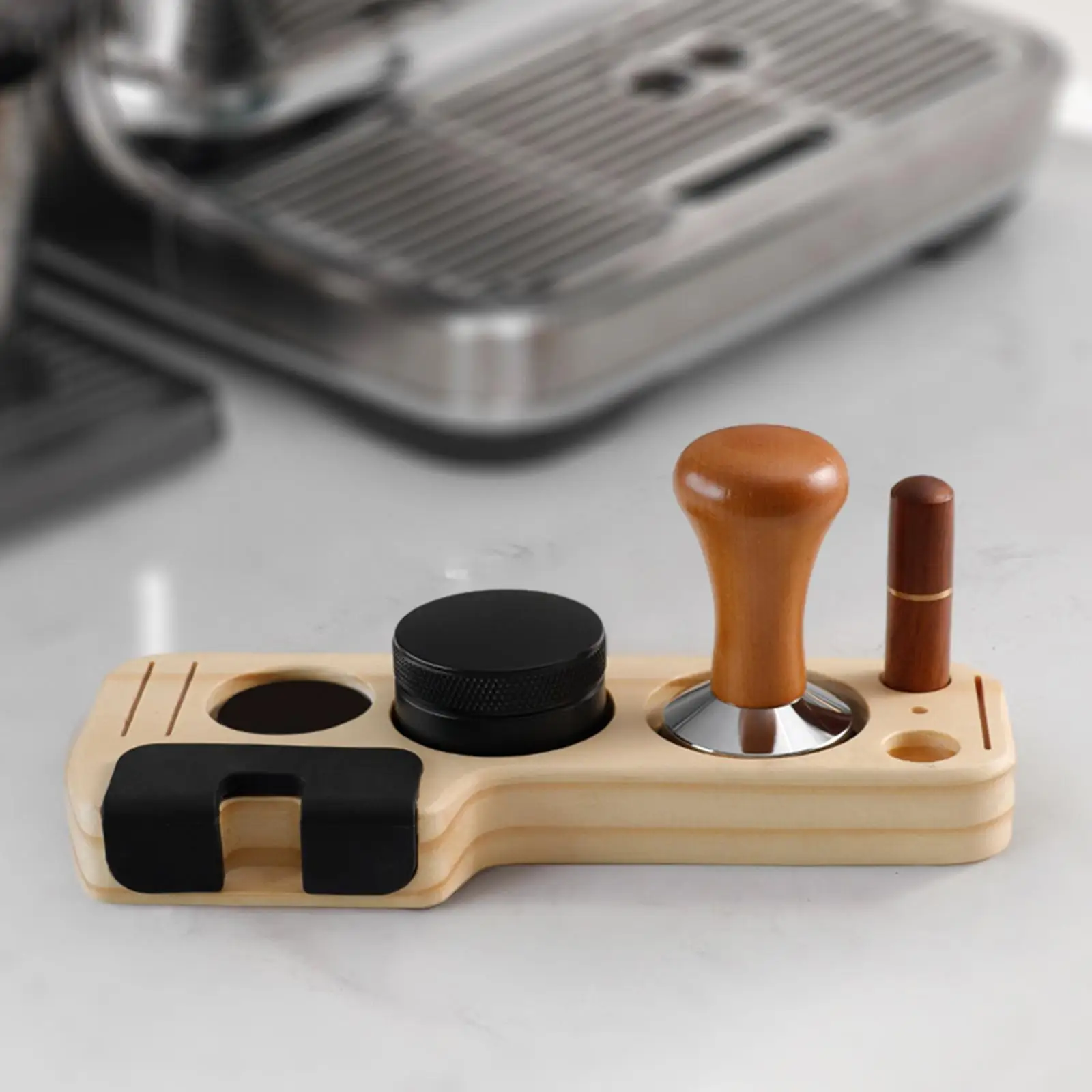 Espresso Tamping Stand Set Barista Part for Kitchens Worktop Coffee Bar pine wood 58mm
Espresso Tamping Stand Set Barista Part for Kitchens Worktop Coffee Bar pine wood 58mm