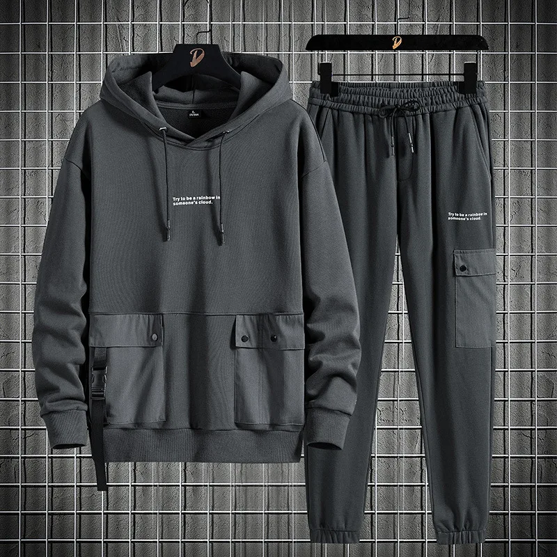 Sweater set spring and autumn sports leisure pants two-piece set trend fat loose work suit large men's coat
Sweater set spring and autumn sports leisure pants two-piece set trend fat loose work suit large men's coat