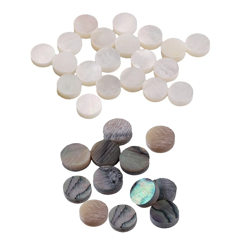 20Pcs White Mother Of Pearl Shell Dot Fret Inlay Maker 6Mm For Guitar Fingerboard & 12Pcs Zealand Abalone Luthier Dots Inlay 6Mm
20Pcs White Mother Of Pearl Shell Dot Fret Inlay Maker 6Mm For Guitar Fingerboard & 12Pcs Zealand Abalone Luthier Dots Inlay 6Mm