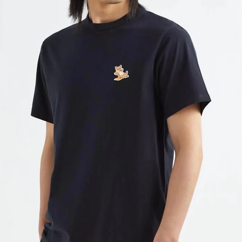 100% Cotton Brand Lazy Fox Embroidered T-shirt Top Men Women T-shirt Summer New Couple Round Neck Loose Short-sleeved T-shirt
100% Cotton Brand Lazy Fox Embroidered T-shirt Top Men Women T-shirt Summer New Couple Round Neck Loose Short-sleeved T-shirt