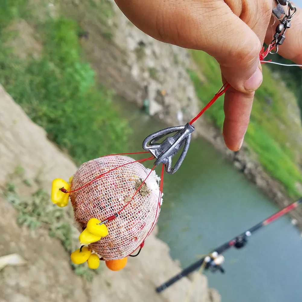 1Pcs Bait Trap Feeder Explosion Hook With Spring Cage Fishing Baits Bait Trap Feeder Cage Lure Feeders 6-13# Fishing Tackle
1Pcs Bait Trap Feeder Explosion Hook With Spring Cage Fishing Baits Bait Trap Feeder Cage Lure Feeders 6-13# Fishing Tackle