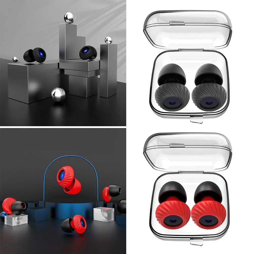 1 Pair Silicone Sleep Soundproof Earplugs Deep Sleeping Anti-noise Silent Earplugs Reusable Noise Reduction Supplies
1 Pair Silicone Sleep Soundproof Earplugs Deep Sleeping Anti-noise Silent Earplugs Reusable Noise Reduction Supplies