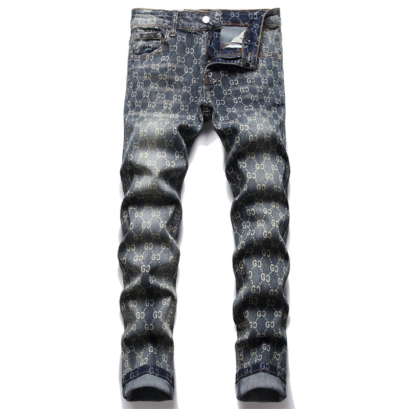 EH · MD Chain Printed Jeans Men's 3D Printed High-end European And American Style Soft Casual Cotton Zipper Elastic Gradient New
EH · MD Chain Printed Jeans Men's 3D Printed High-end European And American Style Soft Casual Cotton Zipper Elastic Gradient New