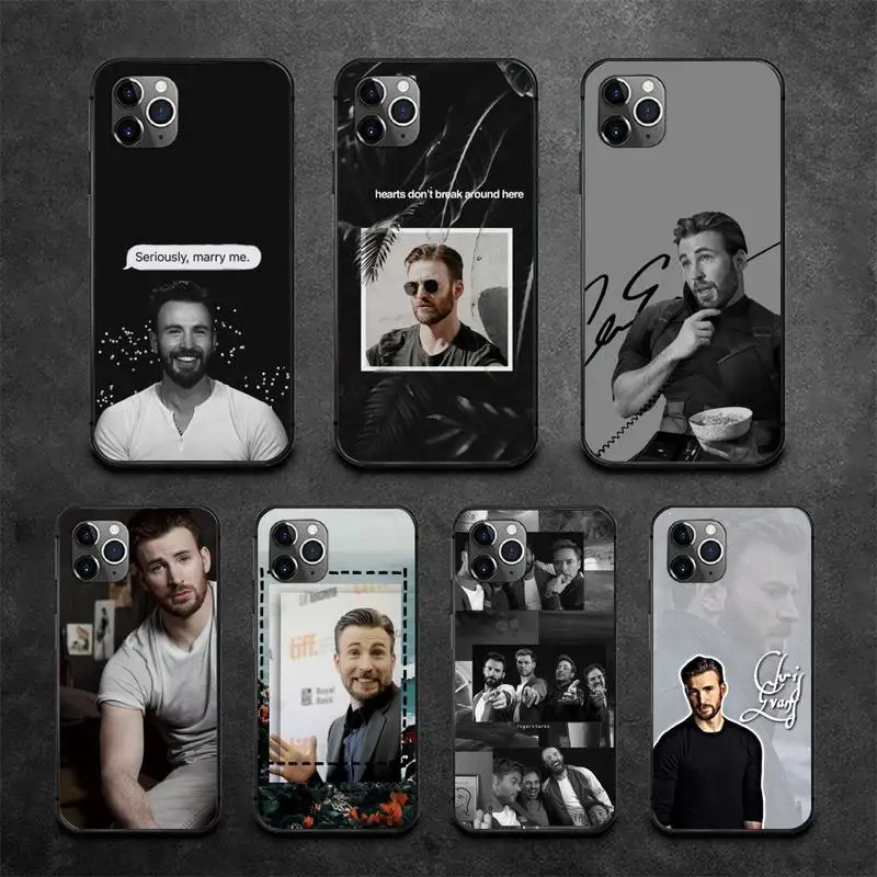 Chris Evans Phone Case For iPhone 13 12 11 Pro Max 11 XR XS Max X 8 7 6 5 SE 2020 Fundas Cover
Chris Evans Phone Case For iPhone 13 12 11 Pro Max 11 XR XS Max X 8 7 6 5 SE 2020 Fundas Cover