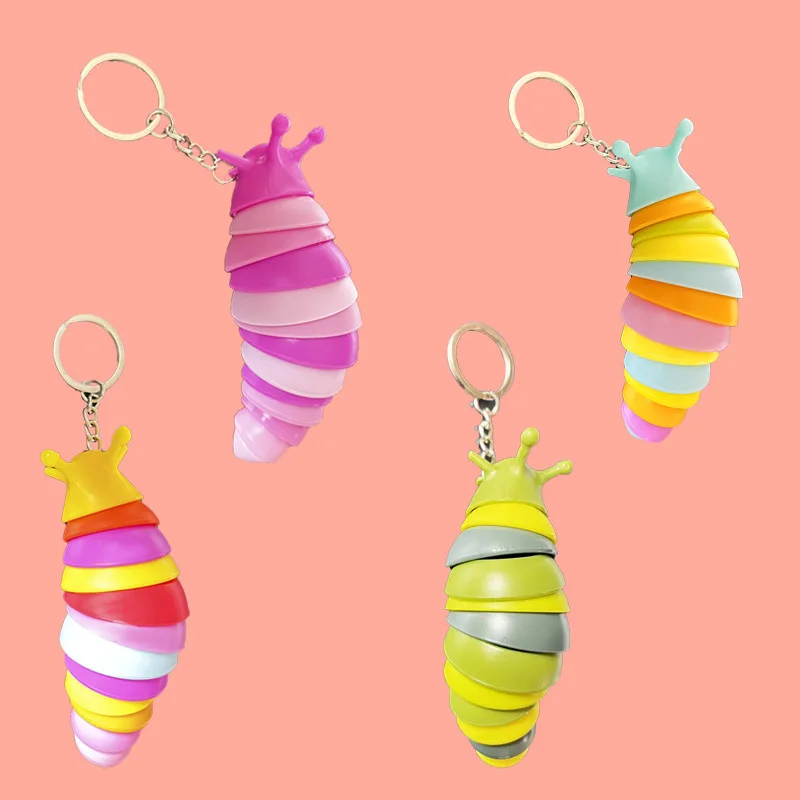 Flexible Fingertip Snail Sensory Toy Adult Antistress Squirming Slug Keychain Autism Chiledren Gift Decompression Slinky Slug
Flexible Fingertip Snail Sensory Toy Adult Antistress Squirming Slug Keychain Autism Chiledren Gift Decompression Slinky Slug