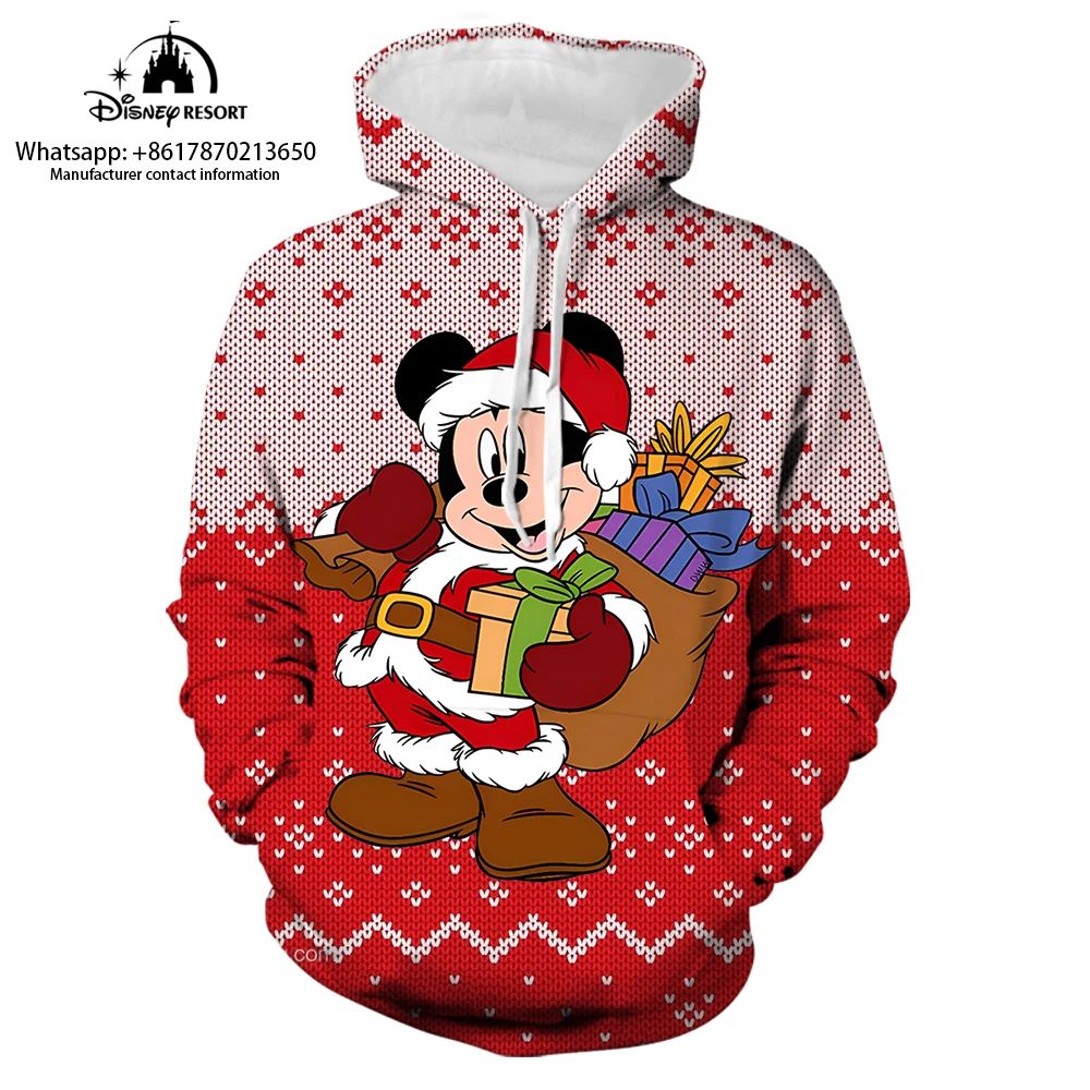 New Mickey Minnie and Winnie the Pooh Cartoon Christmas Disney Brand Hoodie Women Streetwear Fall Long Sleeve Casual Sweatshirt
New Mickey Minnie and Winnie the Pooh Cartoon Christmas Disney Brand Hoodie Women Streetwear Fall Long Sleeve Casual Sweatshirt