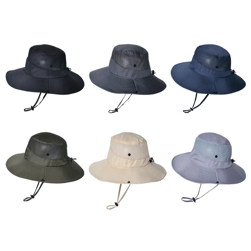 Sun Hat Summer Men's Hat with Big Brim Women's Outdoor Sunshade Caps
Sun Hat Summer Men's Hat with Big Brim Women's Outdoor Sunshade Caps