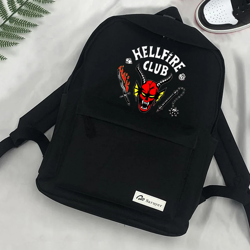 Hellfire Club Stranger Things 4 Schoolbag Backpack Teenagers Computer Outdoor Laptop Travel Boys Girls Upside Down Cartoon Bag
Hellfire Club Stranger Things 4 Schoolbag Backpack Teenagers Computer Outdoor Laptop Travel Boys Girls Upside Down Cartoon Bag