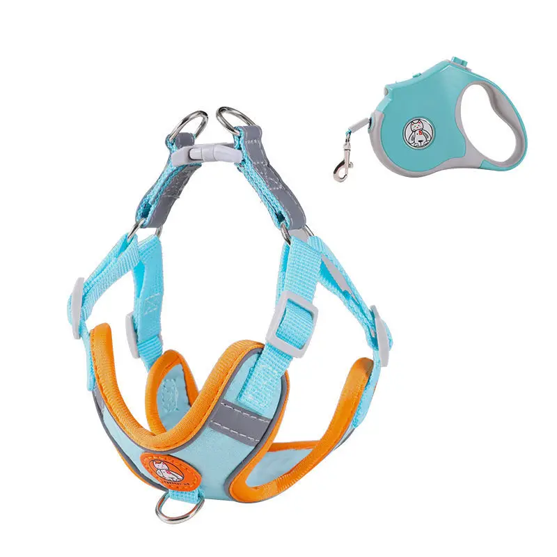 Dog Adjustable Leash Dogs Reflective Harness with Bell Pet Chest Vest for Puppy Pet Harness And Leash Set Dog Accessories
Dog Adjustable Leash Dogs Reflective Harness with Bell Pet Chest Vest for Puppy Pet Harness And Leash Set Dog Accessories