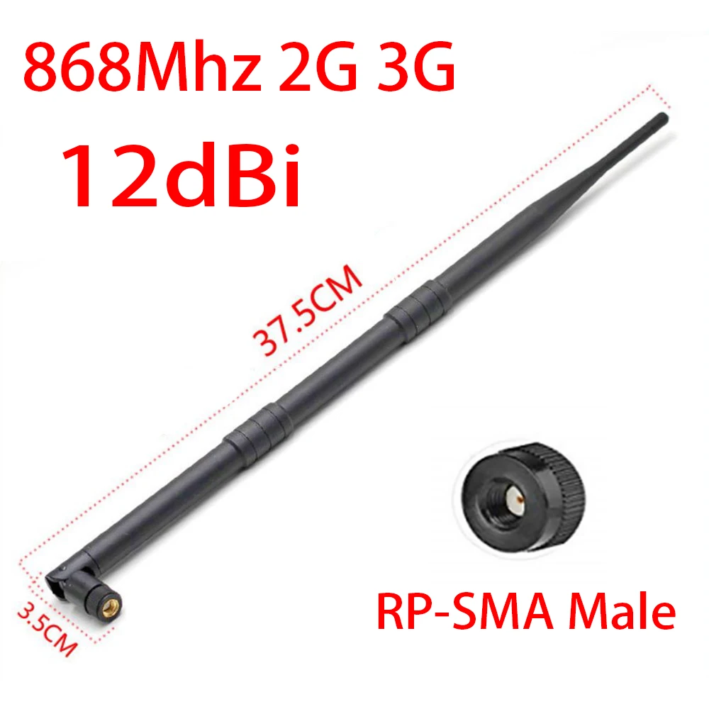 12dBi Glue Stick Antenna RP-SMA Male Aerial Antenna For Bobcat RAK HNT 868mhz 2G 3G Indoor/Outdoor Vertical Polarization Signal
12dBi Glue Stick Antenna RP-SMA Male Aerial Antenna For Bobcat RAK HNT 868mhz 2G 3G Indoor/Outdoor Vertical Polarization Signal