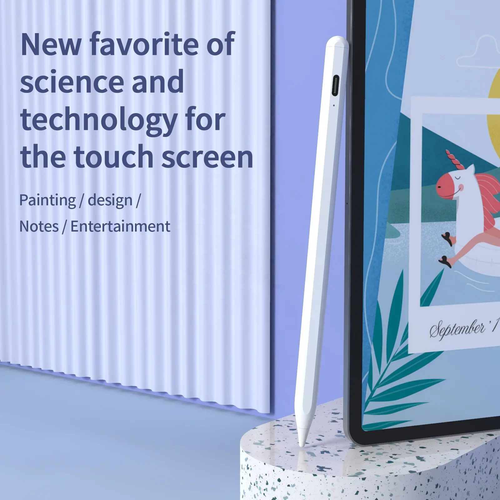 

Стилус для планшета с активным сенсорным экраном для Apple Pencil 2 IPad Pro 2022 2021 2020 2019 2018