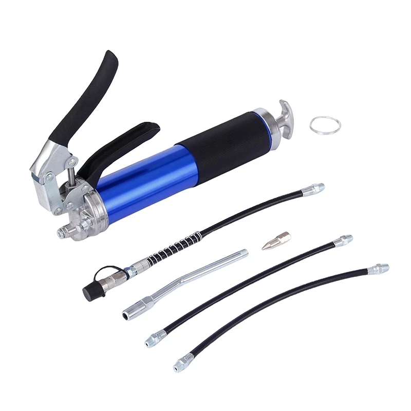 9000 PSI Heavy Duty Pistol Grip Grease Gun Set 400cc Manual Grip Grease Gun Flexi Greasing Injection for SUV truck General Car
9000 PSI Heavy Duty Pistol Grip Grease Gun Set 400cc Manual Grip Grease Gun Flexi Greasing Injection for SUV truck General Car