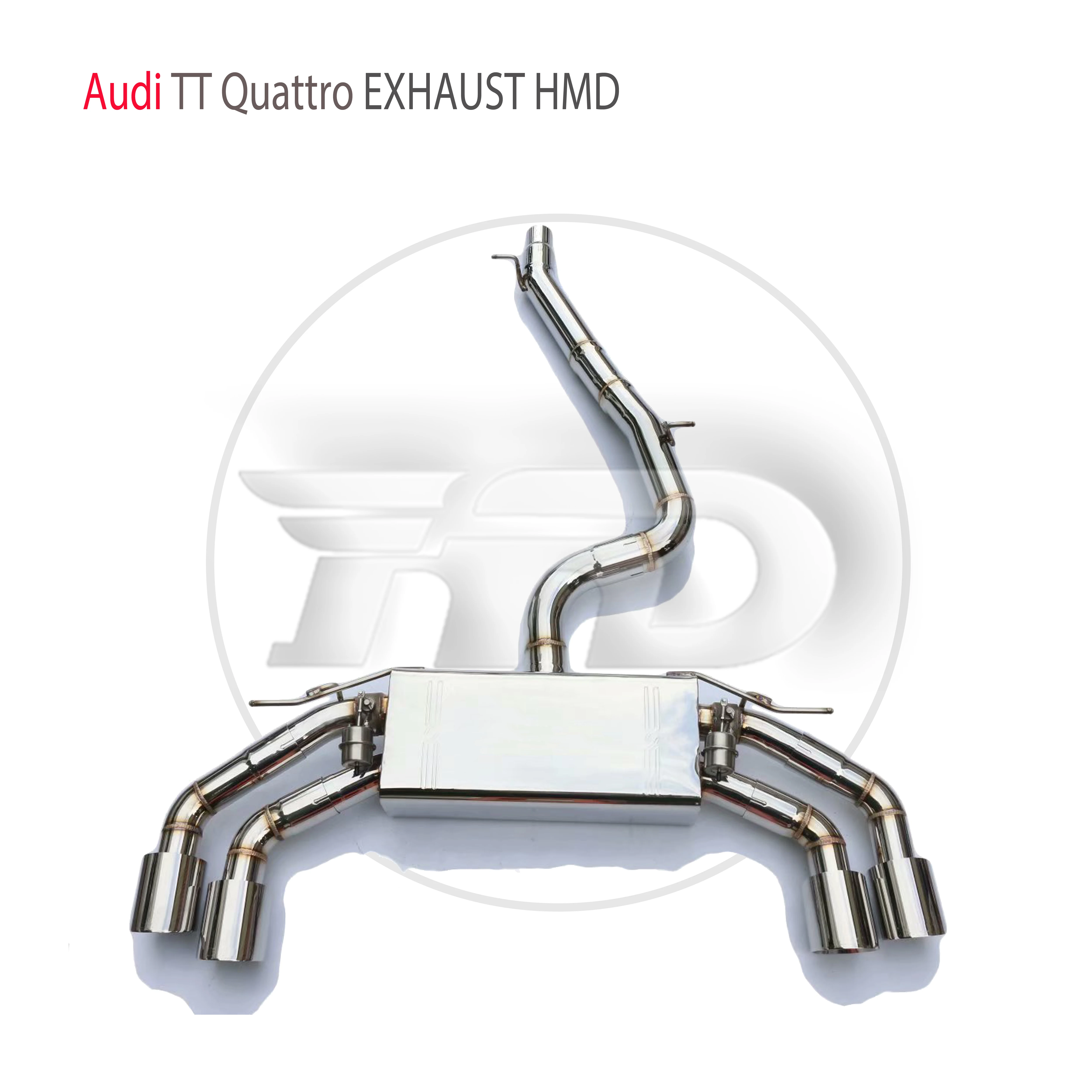 

HMD Stainless Steel Exhaust System Manifold Downpipe Is Suitable For Audi TT Quattro Auto Modification Valve Car Accessories