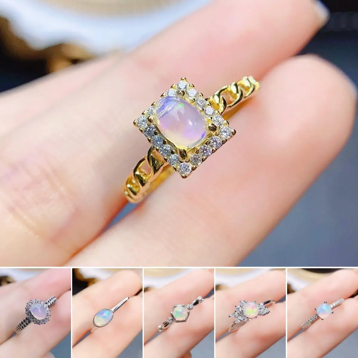 FS Real S925 Sterling Silver Inlay Natural Opal Ring With Certificate Fine Charm Weddings Jewelry for Women MeiBaPJ
FS Real S925 Sterling Silver Inlay Natural Opal Ring With Certificate Fine Charm Weddings Jewelry for Women MeiBaPJ