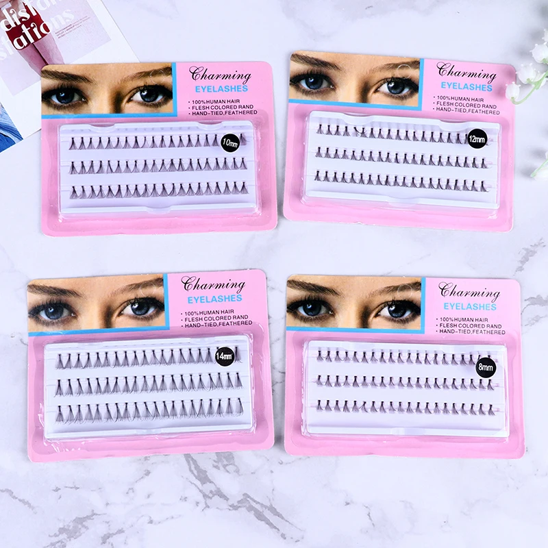60pcs Self Grafting Eyelashes Individual Cluster Lashes Natural Fake Eyelashes False Eyelashes C 8-14mm
60pcs Self Grafting Eyelashes Individual Cluster Lashes Natural Fake Eyelashes False Eyelashes C 8-14mm