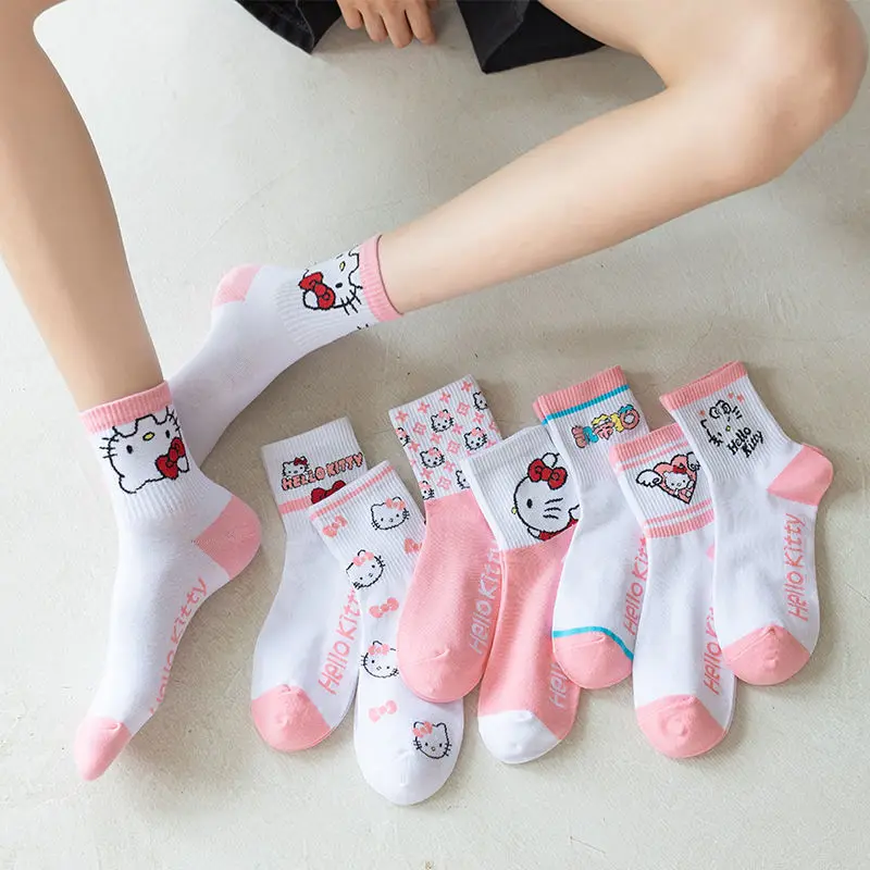 Kawaii Sanrio Children Socks Hello Kittys Cute Girls Cartoon Anime Toys Printed Warm Sweat Absorbent Breathable Home Socks Gift
Kawaii Sanrio Children Socks Hello Kittys Cute Girls Cartoon Anime Toys Printed Warm Sweat Absorbent Breathable Home Socks Gift