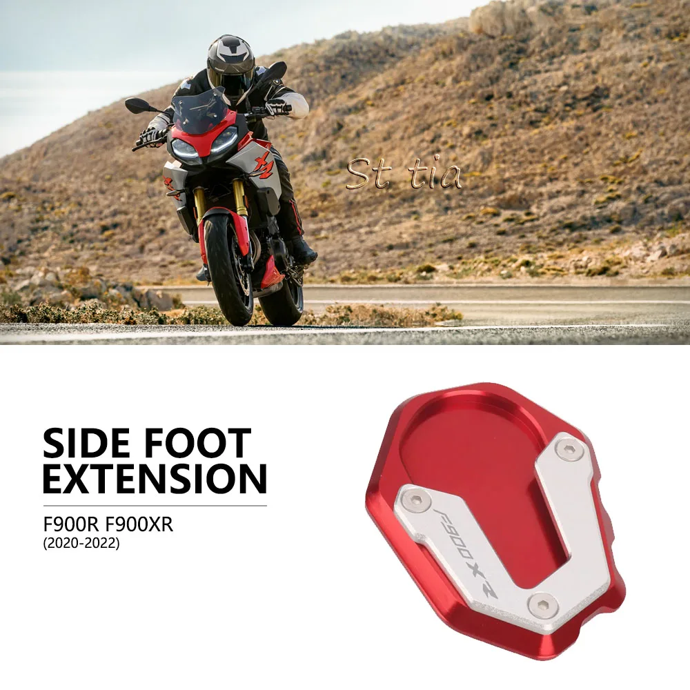 

For BMW F900R F900XR F900 R XR F 900R 900XR 2020 2021 2022 NEW Motorcycle CNC Kickstand Sidestand Stand Extension Enlarger Pad