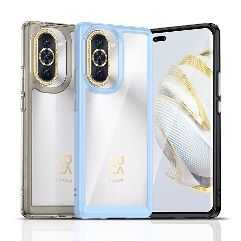 Soft TPU Phone Case for Huawei Nova 10 Pro Transparent Acrylic Shell for Huawei Nova 10Pro Anti Fall Protective Cover
Soft TPU Phone Case for Huawei Nova 10 Pro Transparent Acrylic Shell for Huawei Nova 10Pro Anti Fall Protective Cover